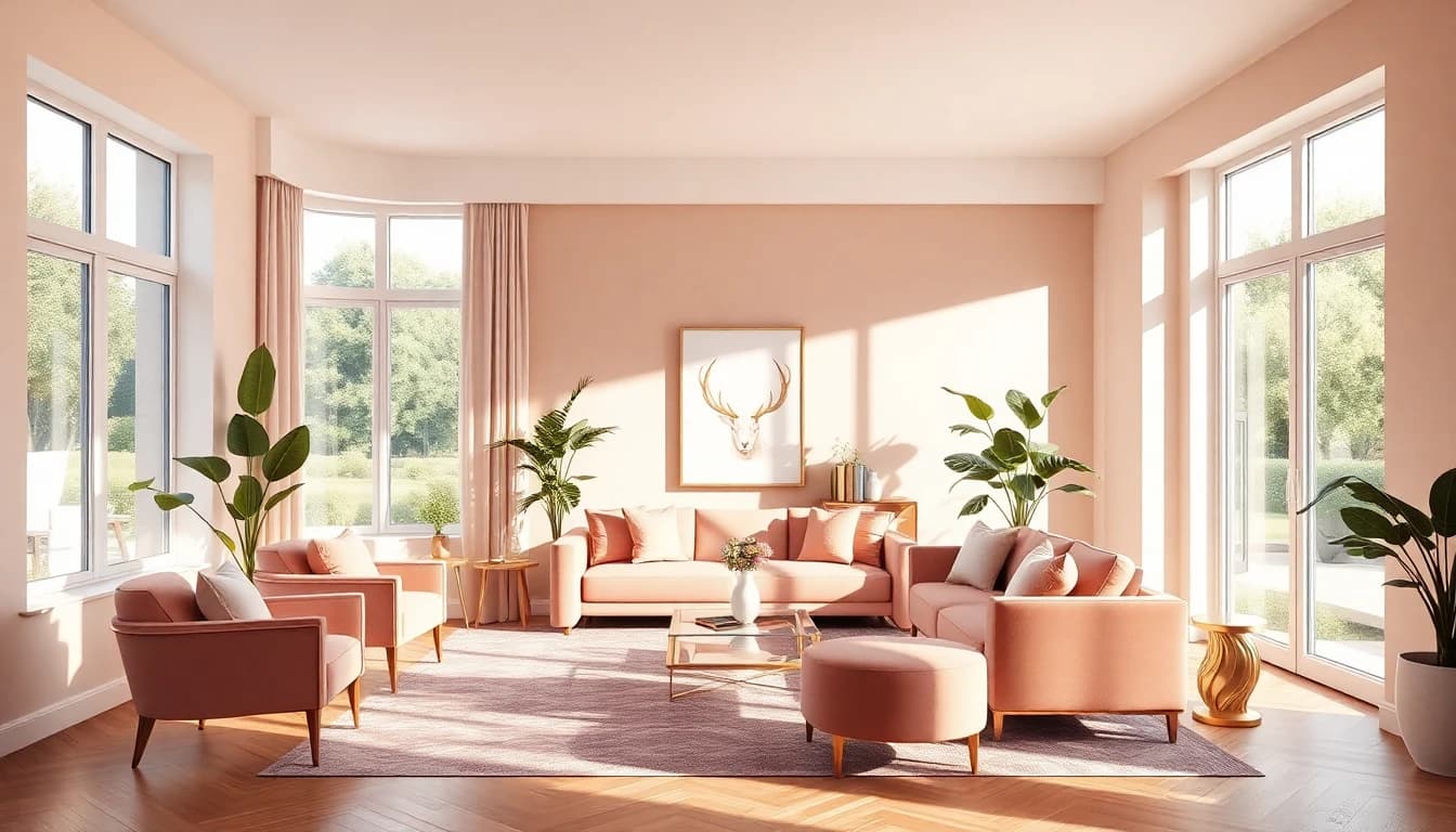 AI interior design app showing a stunning before and after room makeover with DecorAI